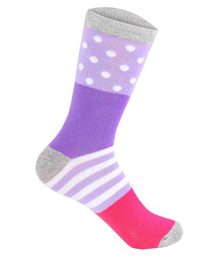Supersox Multicolor Cotton Full Length Socks - Pack Of 5: Buy Online at ...