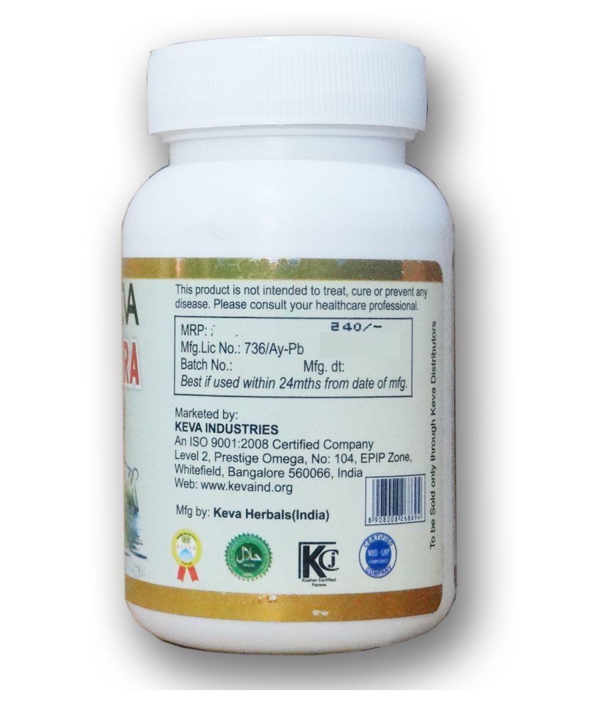 KEVA Aloe Vera ( A Ayurvedic Preparation) Capsule 60 no.s Buy KEVA