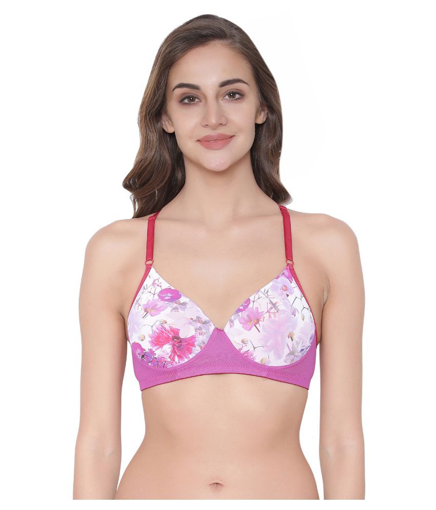     			Clovia Nylon T-Shirt Bra - Purple