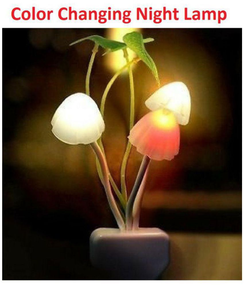     			Gi-Shop Color Changing LED Sensor Night Energy Saving Lamp Light Night Lamp Multi - Pack of 1