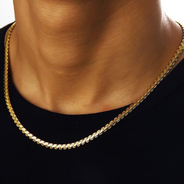 Kamalife Men And Women 50cm Short Chain Hiphop Copper Gold Chain Necklace Buy Kamalife Men And Women 50cm Short Chain Hiphop Copper Gold Chain Necklace Online At Best Prices In India