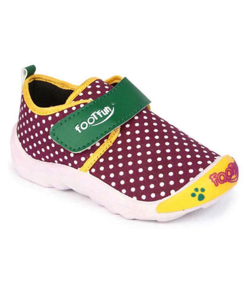     			Footfun By Liberty Girls Violet Casual Shoes