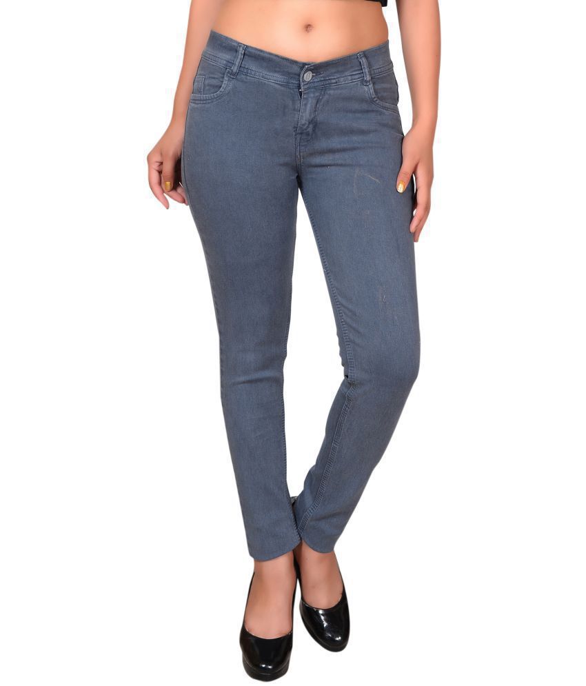 katvon Denim Jeans - Grey - Buy katvon Denim Jeans - Grey Online at ...