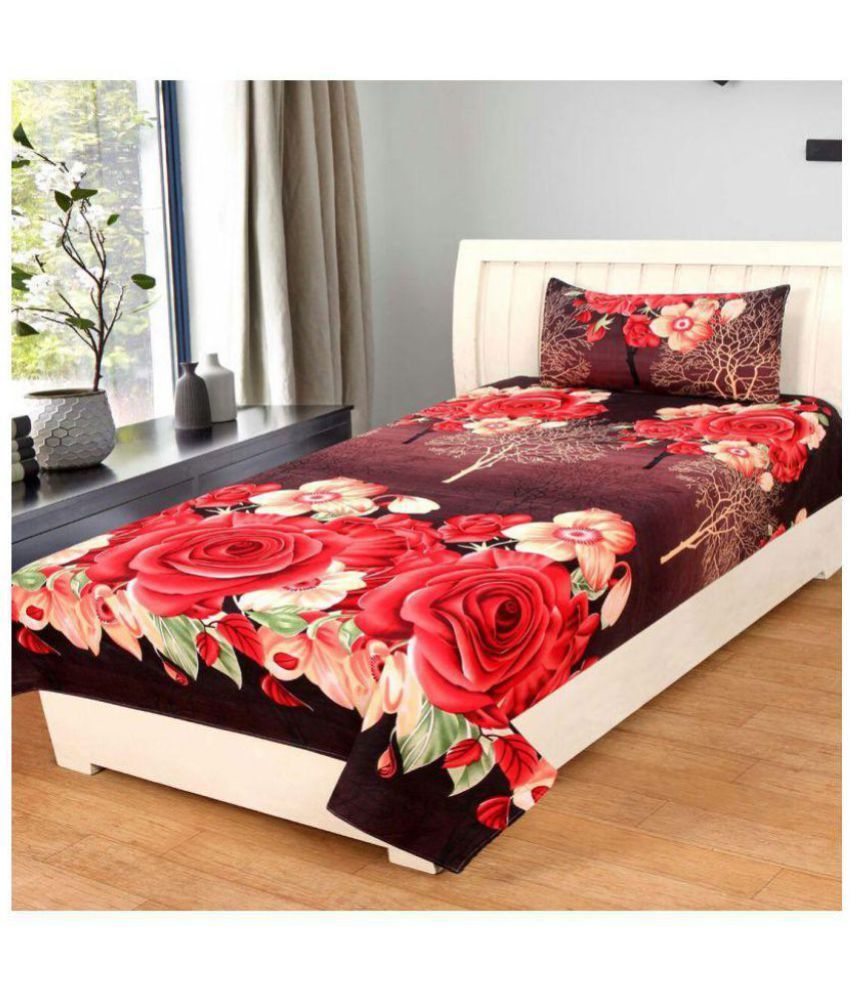 Akin Cotton Single Bedsheet with 1 Pillow Cover - Buy Akin Cotton ...