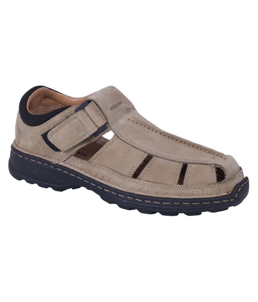 Woodland GD 1926115 Khaki Sandals Price in India- Buy Woodland GD 1926115 Khaki Sandals Online 