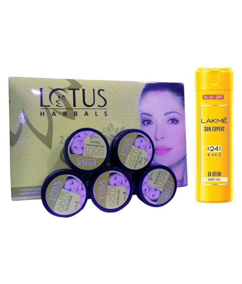 lakme gold facial kit price