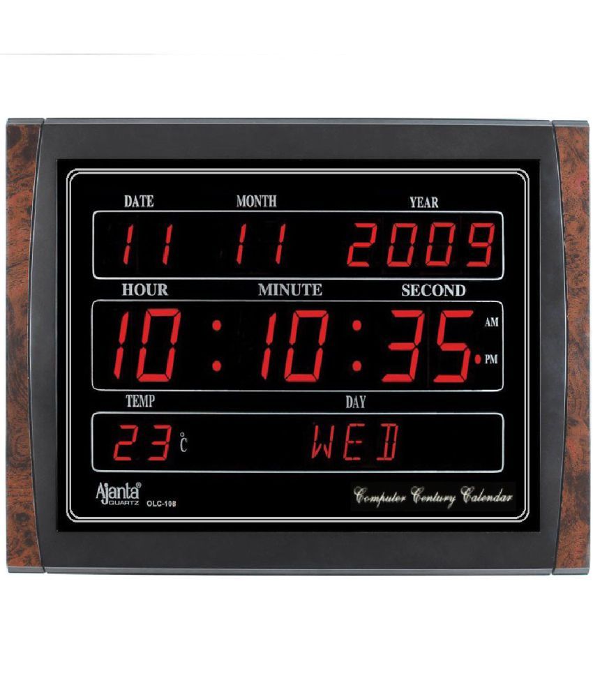Ajanta Square Digital Wall Clock ( 8 x 6 cms ) Buy Ajanta Square