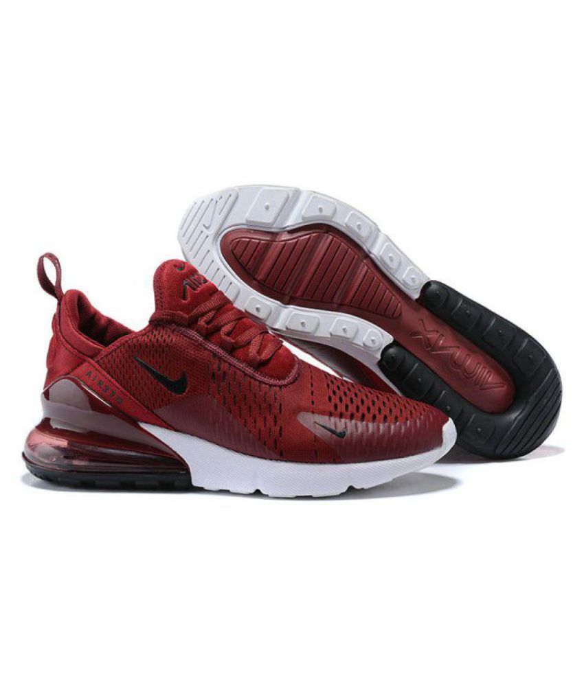 Nike AIR MAX 270 Red Running Shoes ...