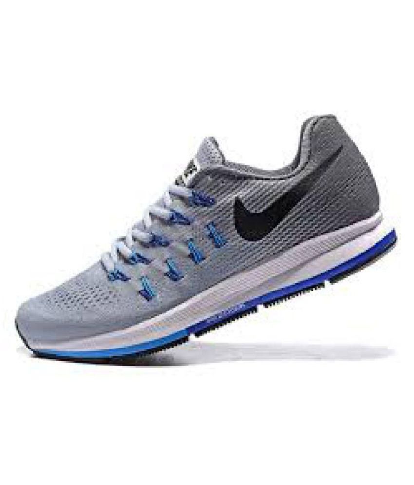 nike air zoom 33 pegasus gray running shoes