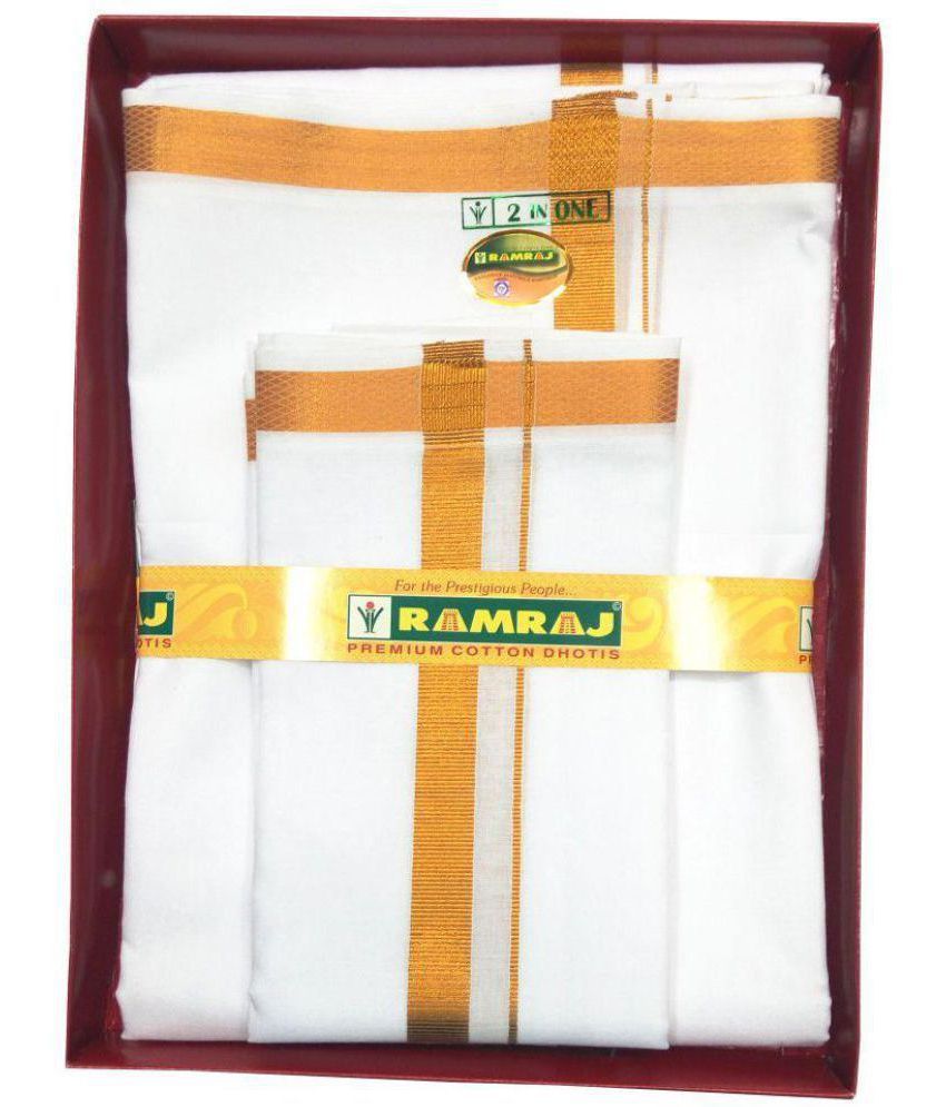 ramraj dhoti and shirt set