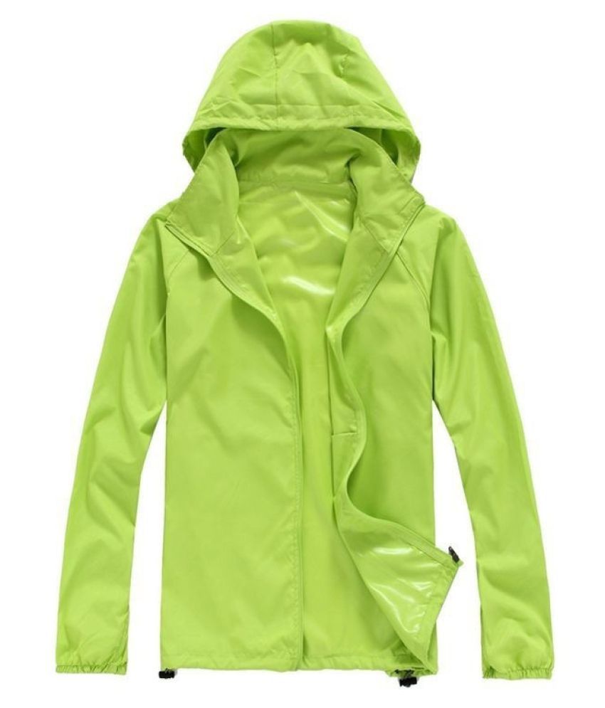 Changing Destiny Green Rain Jacket - Buy Changing Destiny Green Rain ...