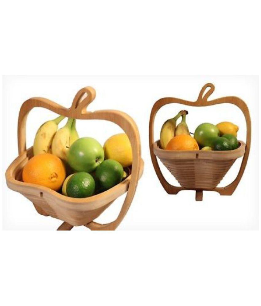 Wooden Fruit Basket 1 Pcs Buy Online at Best Price in India