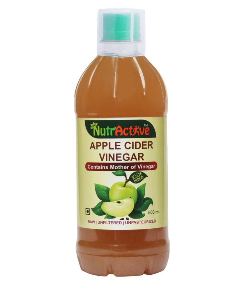 NutrActive Green Apple Cider Vinegar for Healthy Digestion, 500 ml