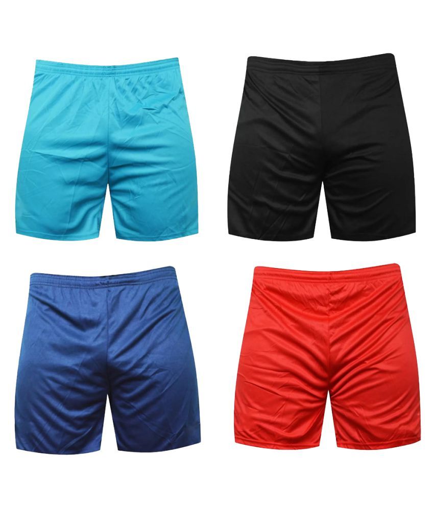 Stylopunk Multi Polyester Lycra Running Shorts Buy Stylopunk Multi