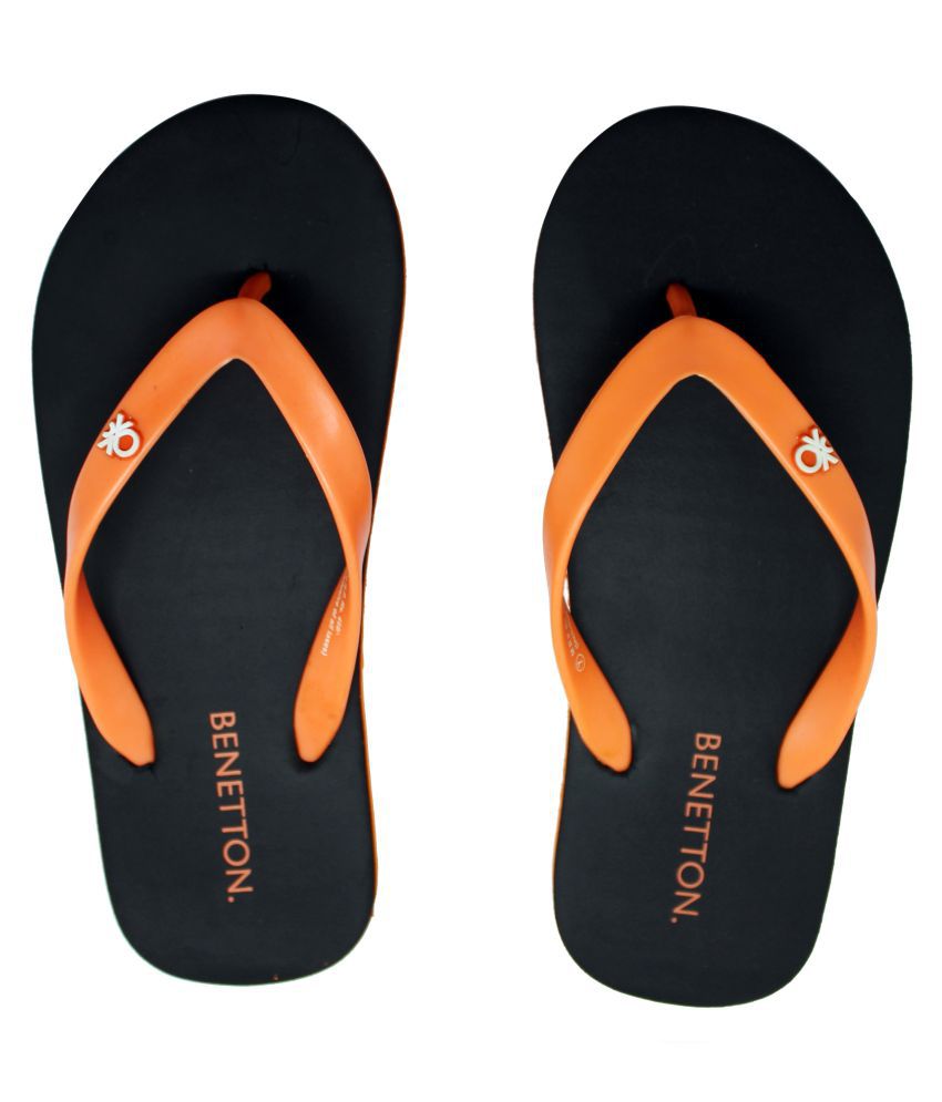 United Colors of Benetton 0IP8FLPSTY1MI Black Daily Slippers Price in ...