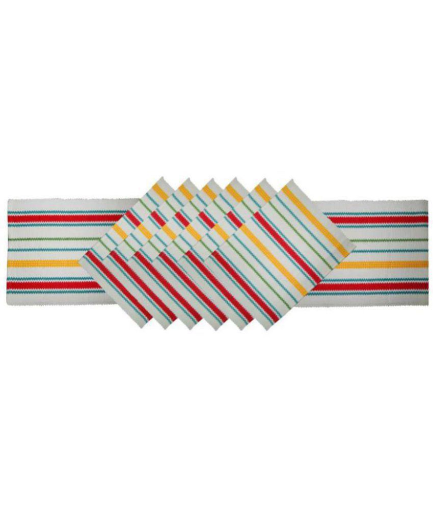Home Colors Multicolor Table Mat with Runners - 7 Pieces