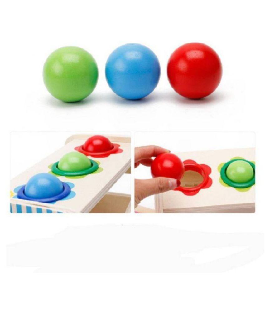 Musical 8 Tones Xylophone Wooden Knocked the Ball Multifunctional Toy