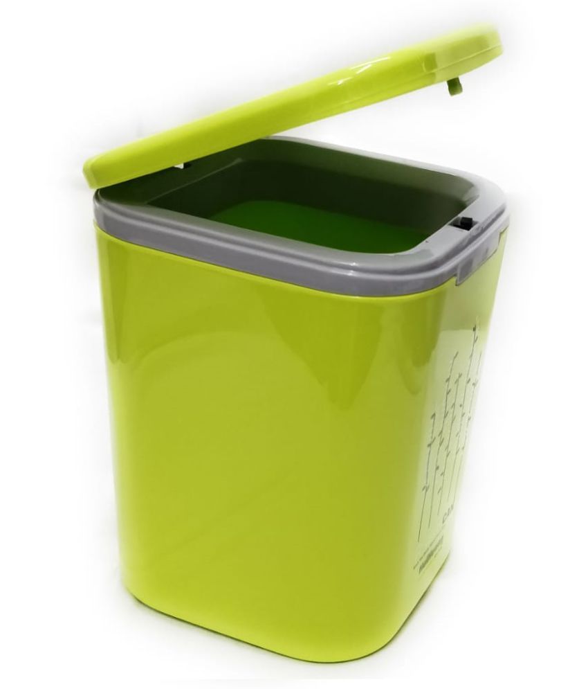 CSM Table Dustbin With Lid Small Square Color May Vary Buy CSM Table