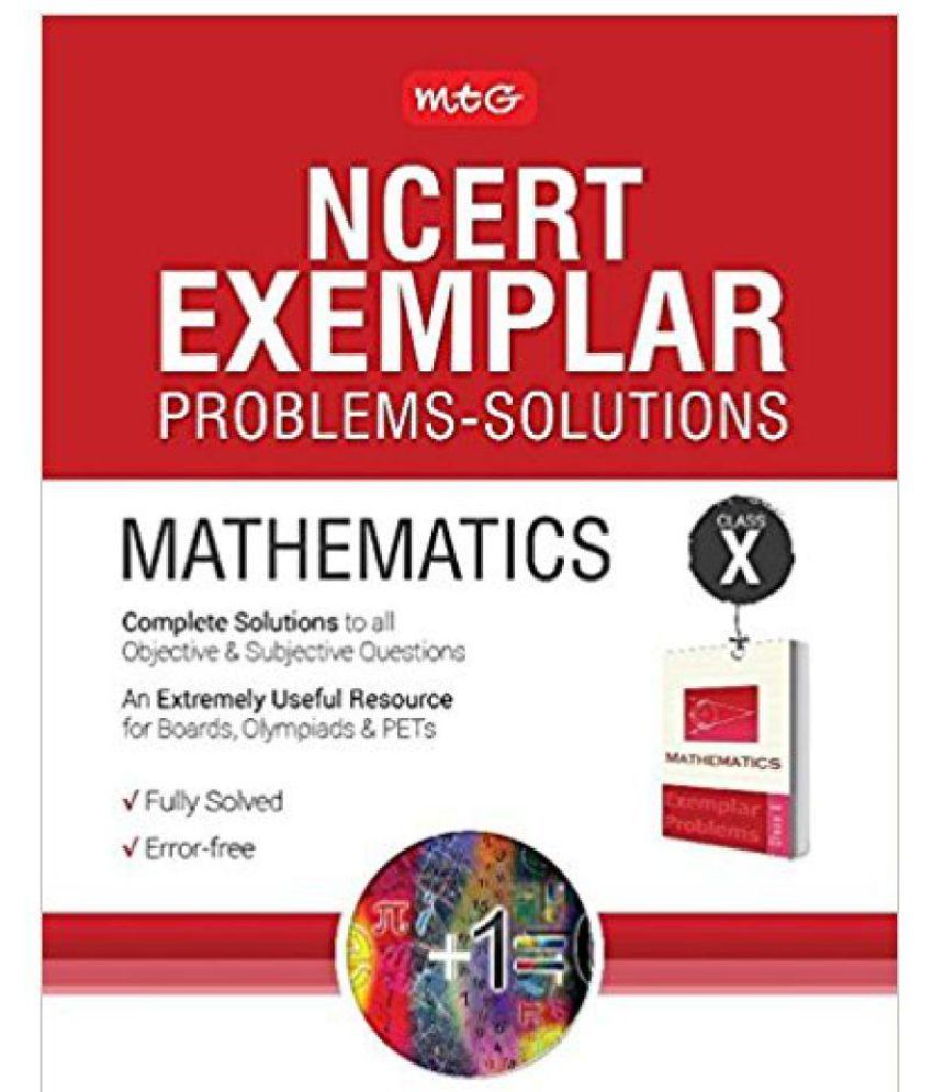 Ncert Exemplar Problems Solutions Mathematics Class 10 Buy