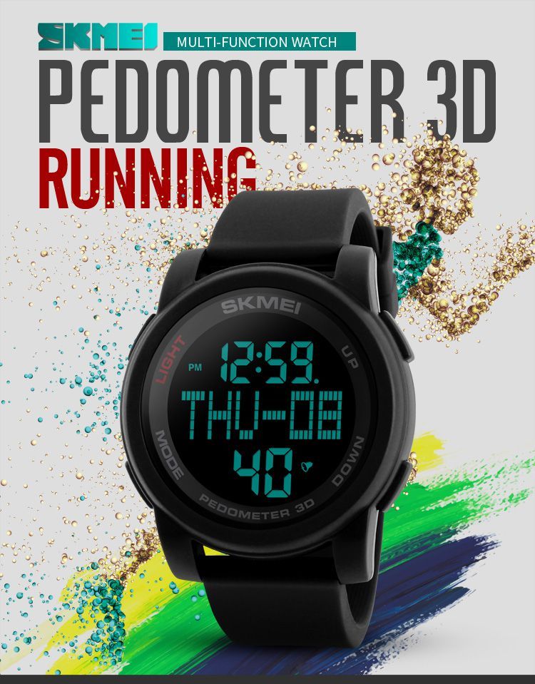 pedometer 3d watch