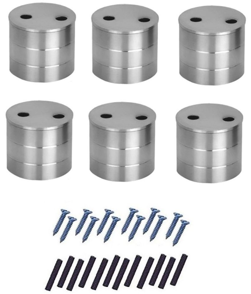 Homeplus Set Of 6 Stainless Steel Single Curtain Rod Buy
