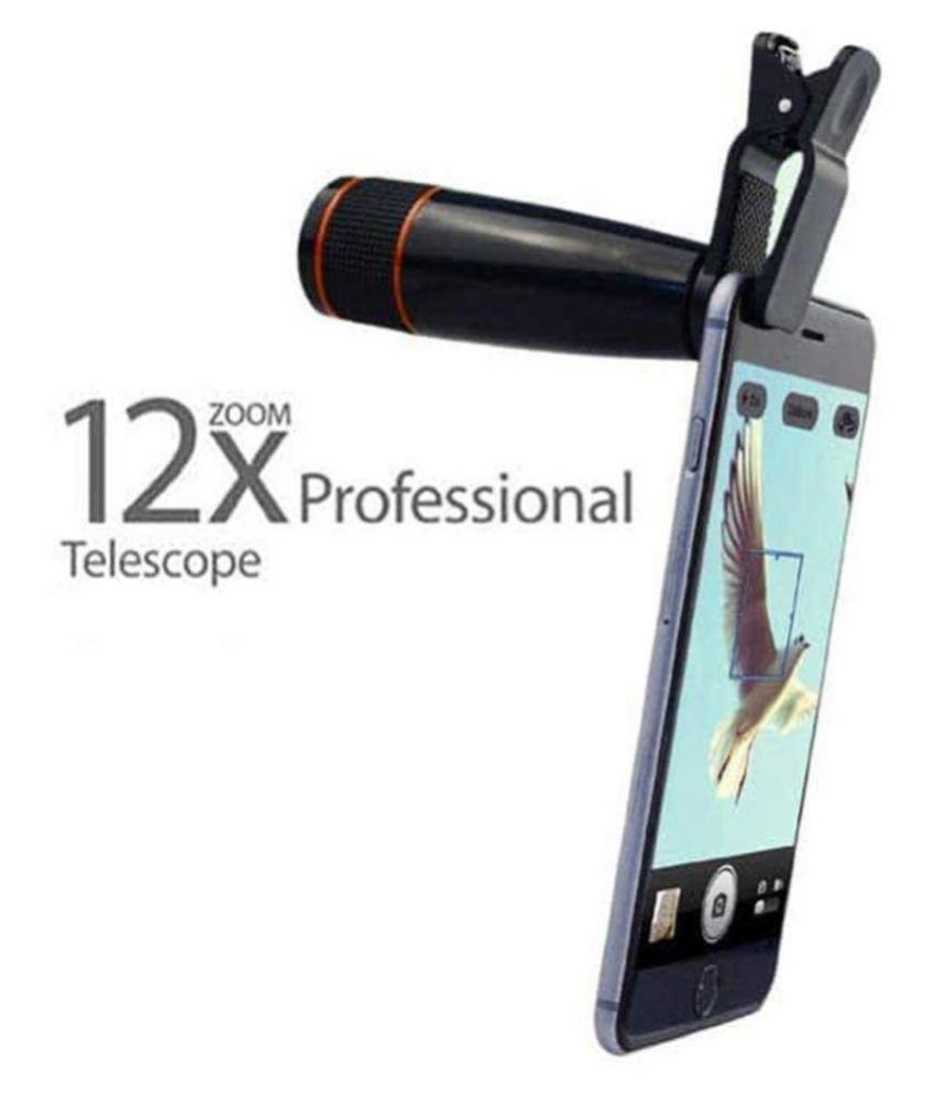 Mobile Telescope Lens kit for all mobile camera with 12x zoom | DSLR blur  background effect