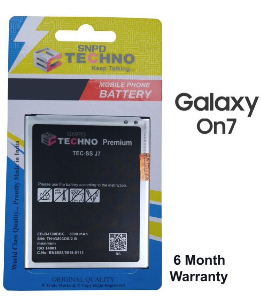 Samsung Galaxy On7 3000 Mah Battery By Snpd Batteries Online At Low Prices Snapdeal India