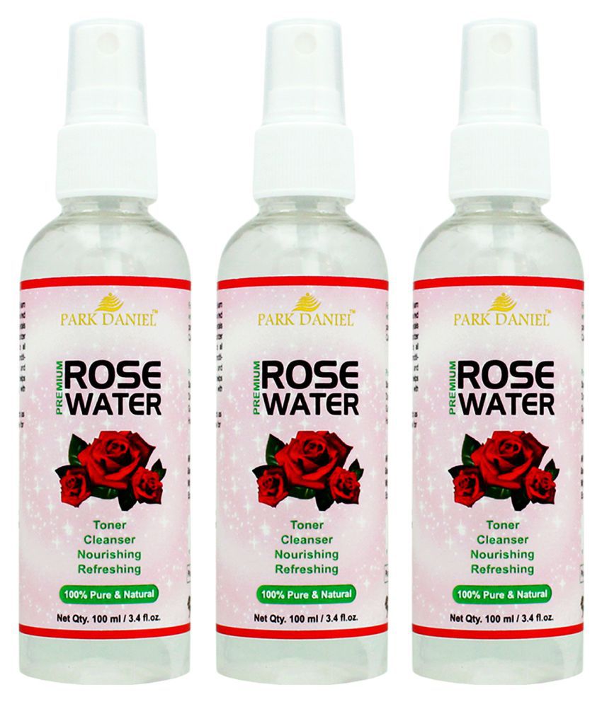     			Park Daniel Premium Rose Water - Skin Freshener 300 mL Pack of 3