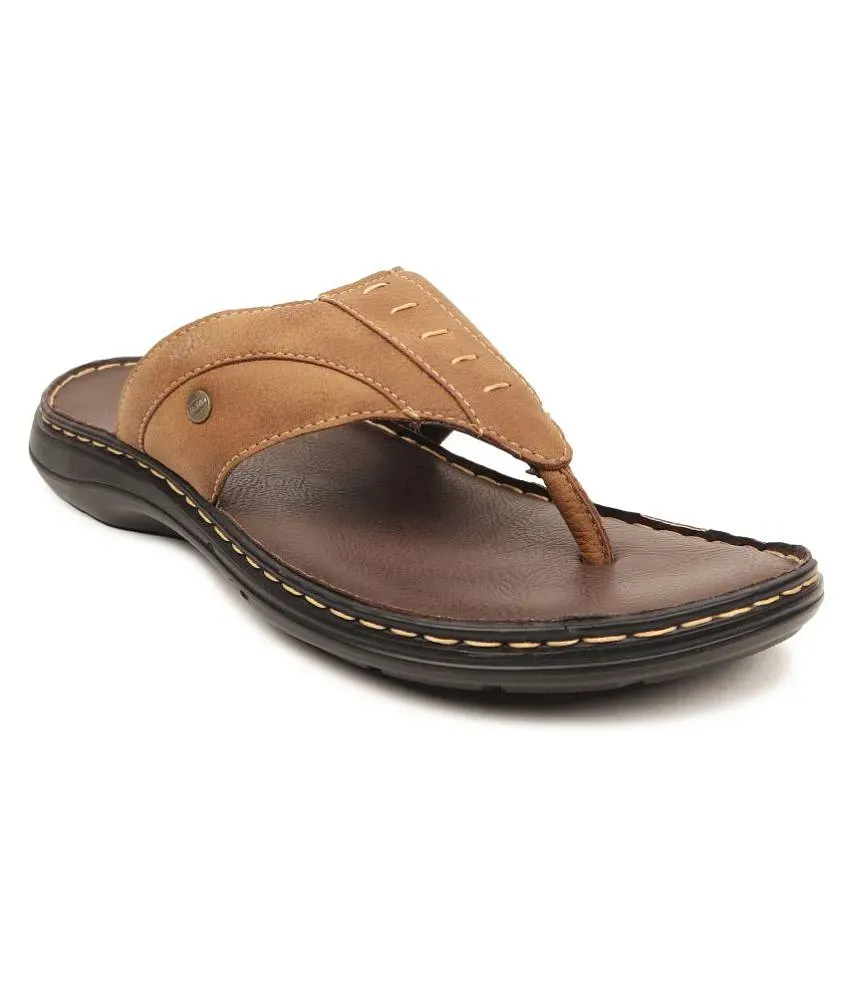 Macho by BATA 871 4698 Brown Leather Slippers Buy Macho by BATA