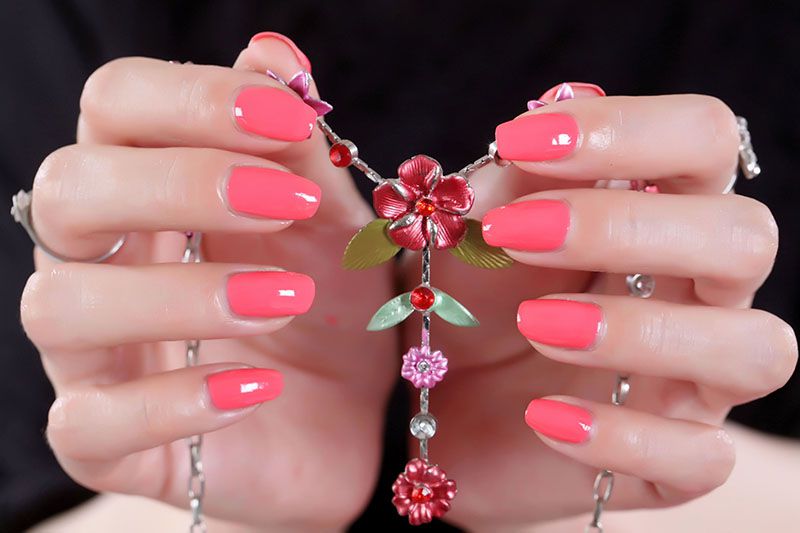 2. "Vintage Rose" nail polish color - wide 7