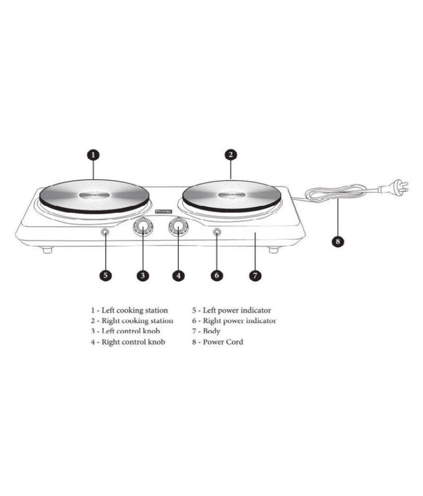 prestige radiant cooktop