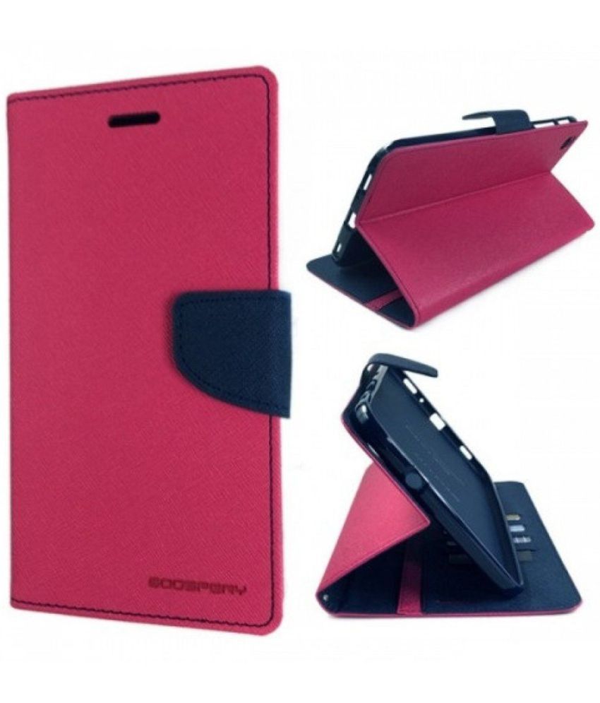 Vivo Y21 Flip Cover by Brand Fuson Pink Flip Covers Online at Low