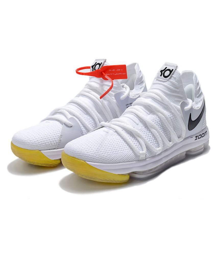 ... Nike Air Max X KD 10 LTD White Basketball Shoes ...