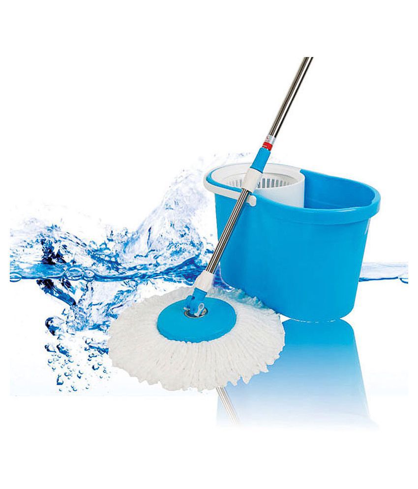     			Esquire Double Spin Magic Bucket Mop Set- Blue (Mop set-Home cleaning tool)