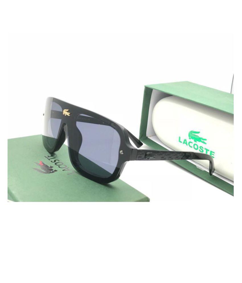 lacoste sunglasses black square