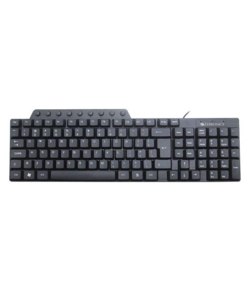 Zebronics km3500 Black USB Wired Desktop Keyboard Buy Zebronics