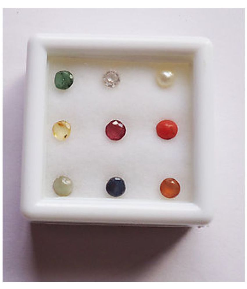     			only 4 you Original Navratna (9) Gemstones (3mm app.) Of Nine Planets