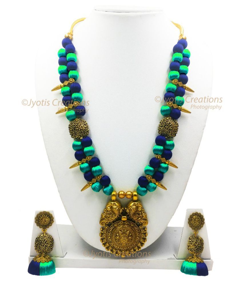 Handmade Silk Thread Necklace - Buy 