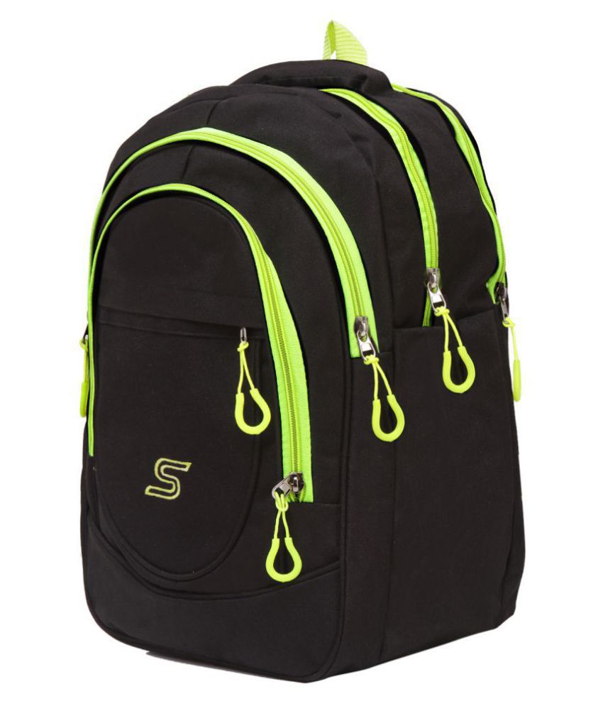 Sara bags Black Backpack - Buy Sara bags Black Backpack Online at Low ...