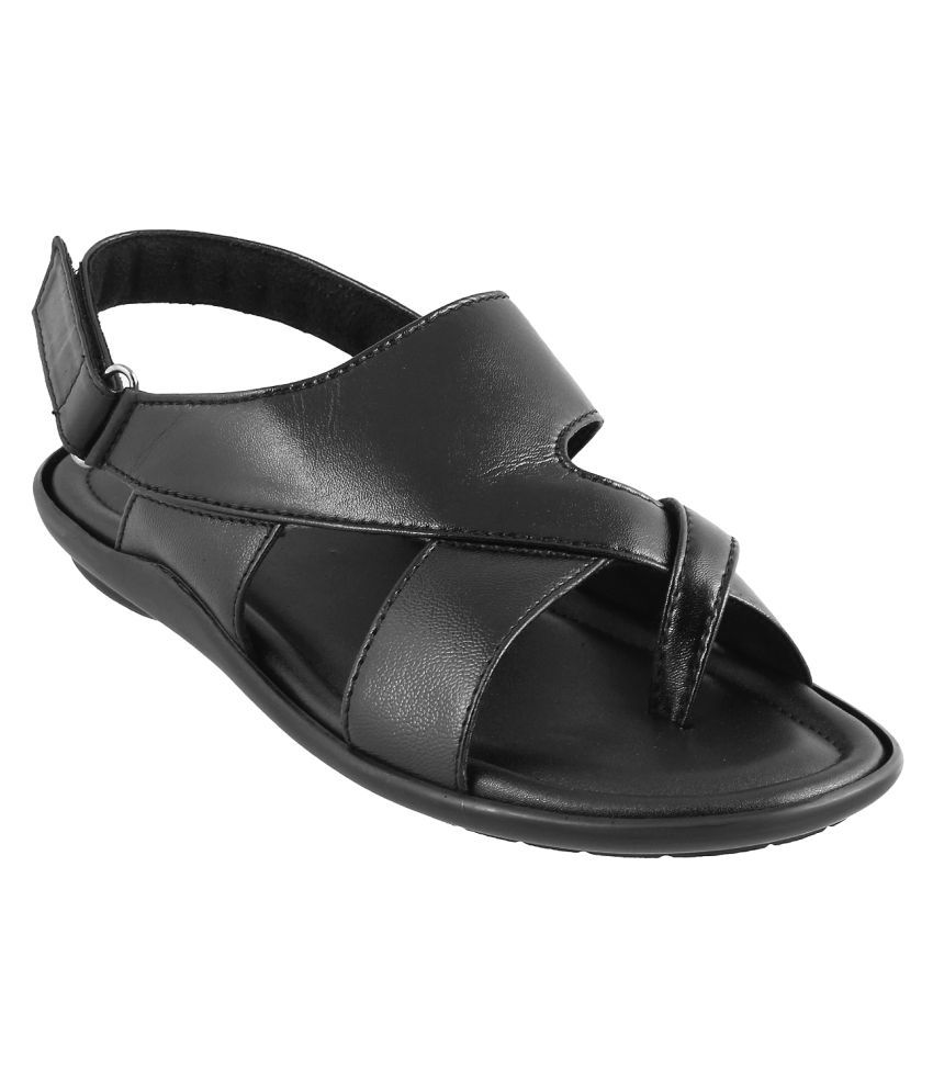 mochi black sandals