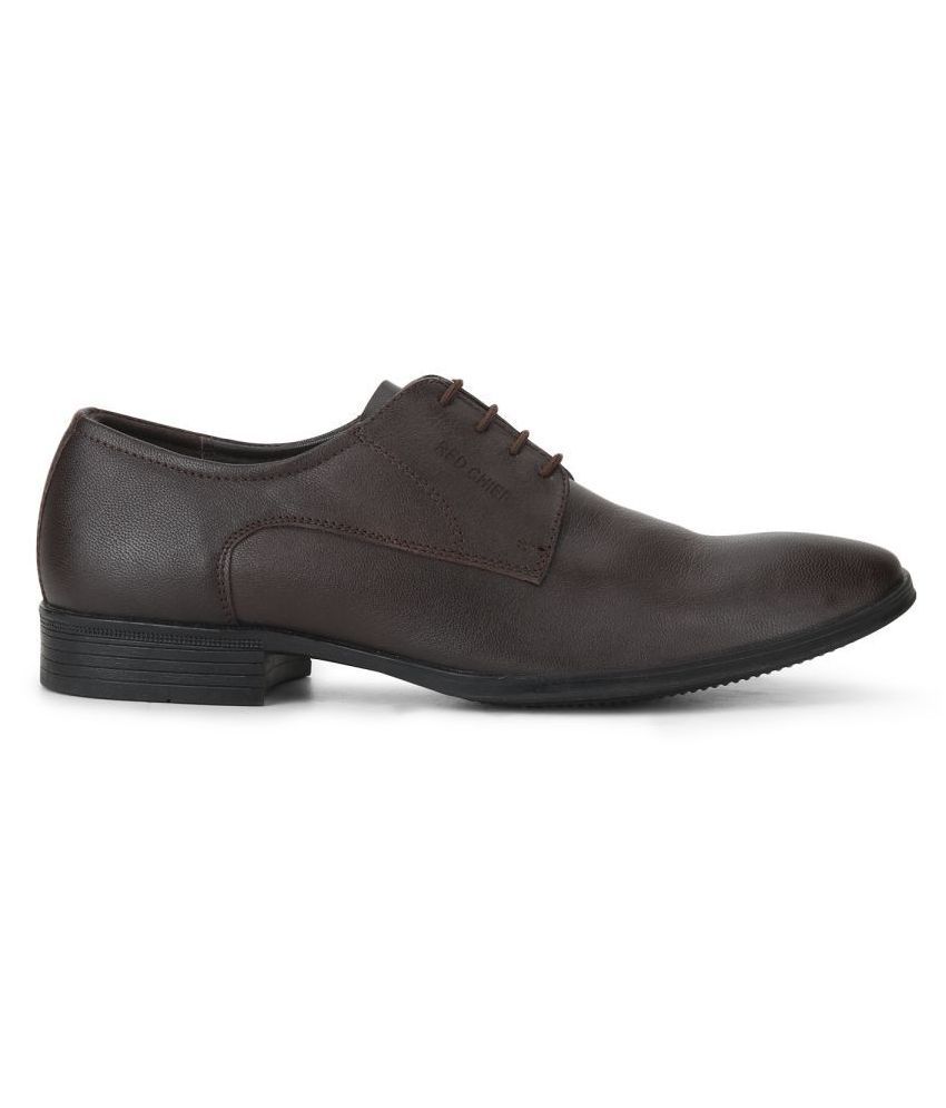 red chief brown derby shoes