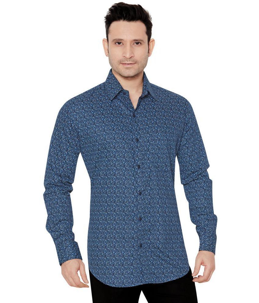 Blue Regular Fit Shirt Single 