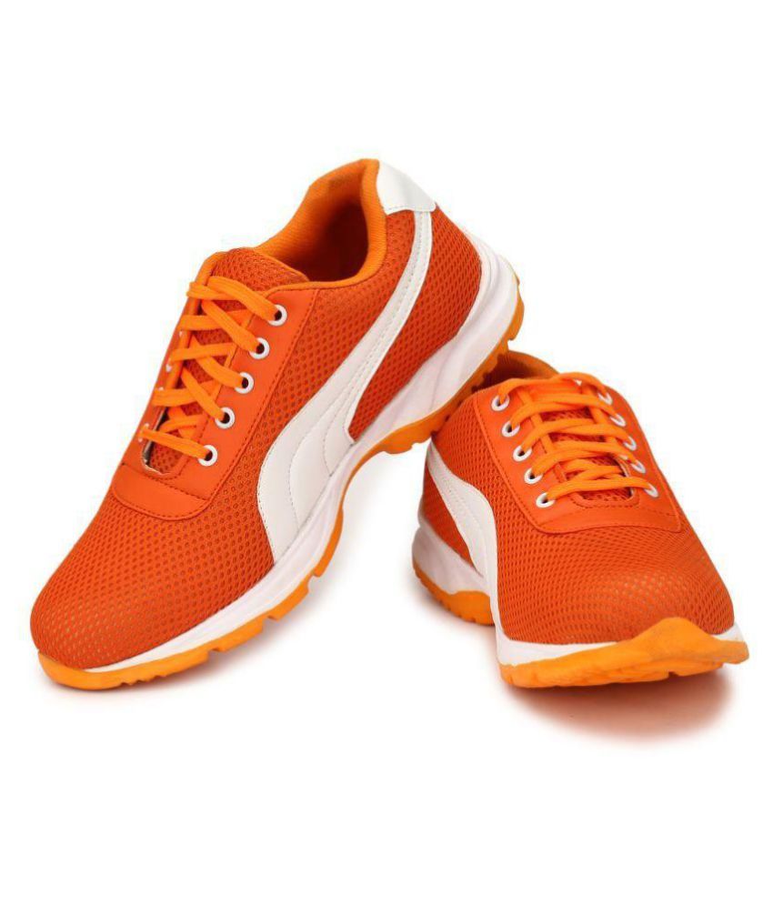 orange shoes wide fit