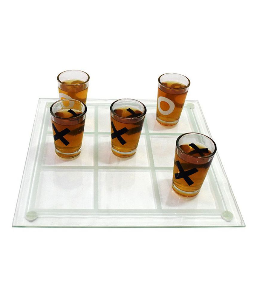 BARWORLD Tic-Tac-Toe Drinking Game Set