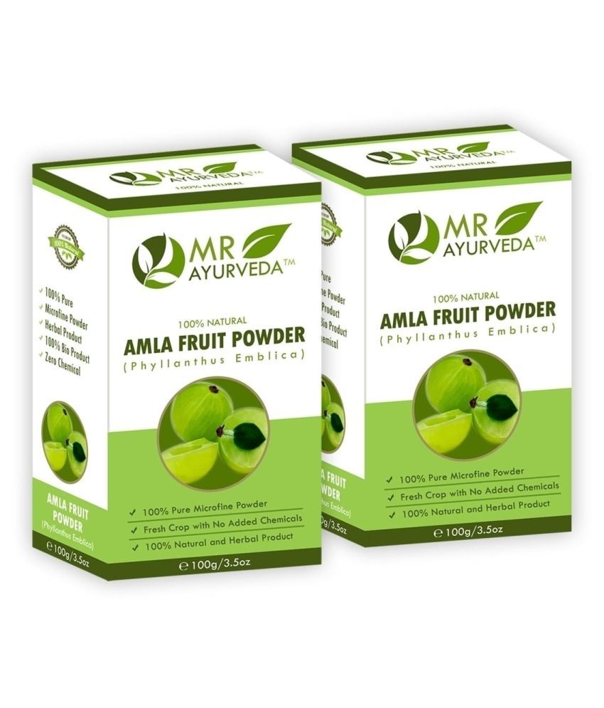 Mr Ayurveda Natural Amla Powder For Hair Pack Of 2 200 Gmmr