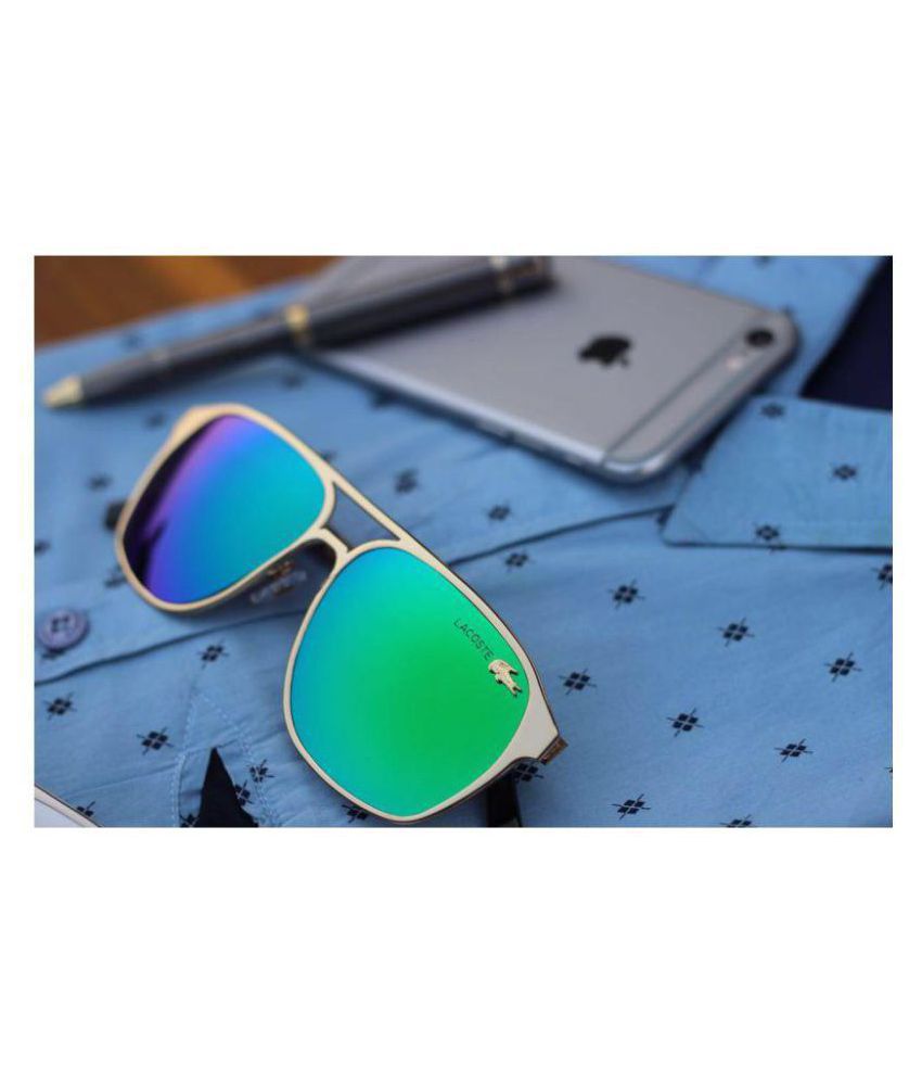 lacoste sunglasses blue aviator