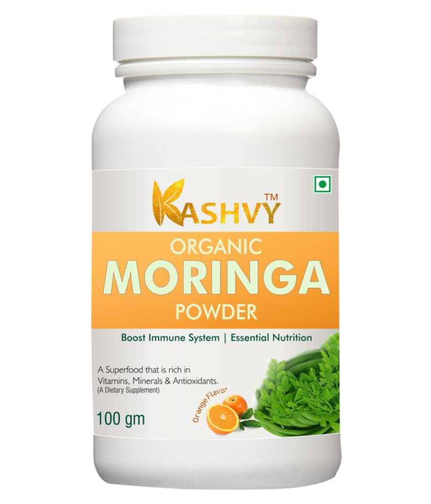 Kashvy Moringa  powder for boost immune system 100 gm Multivitamins Powder