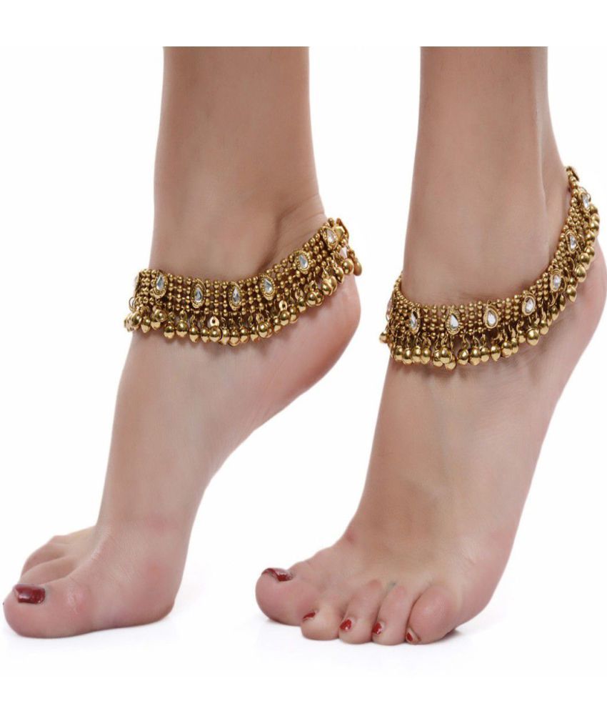 golden ethnic wear