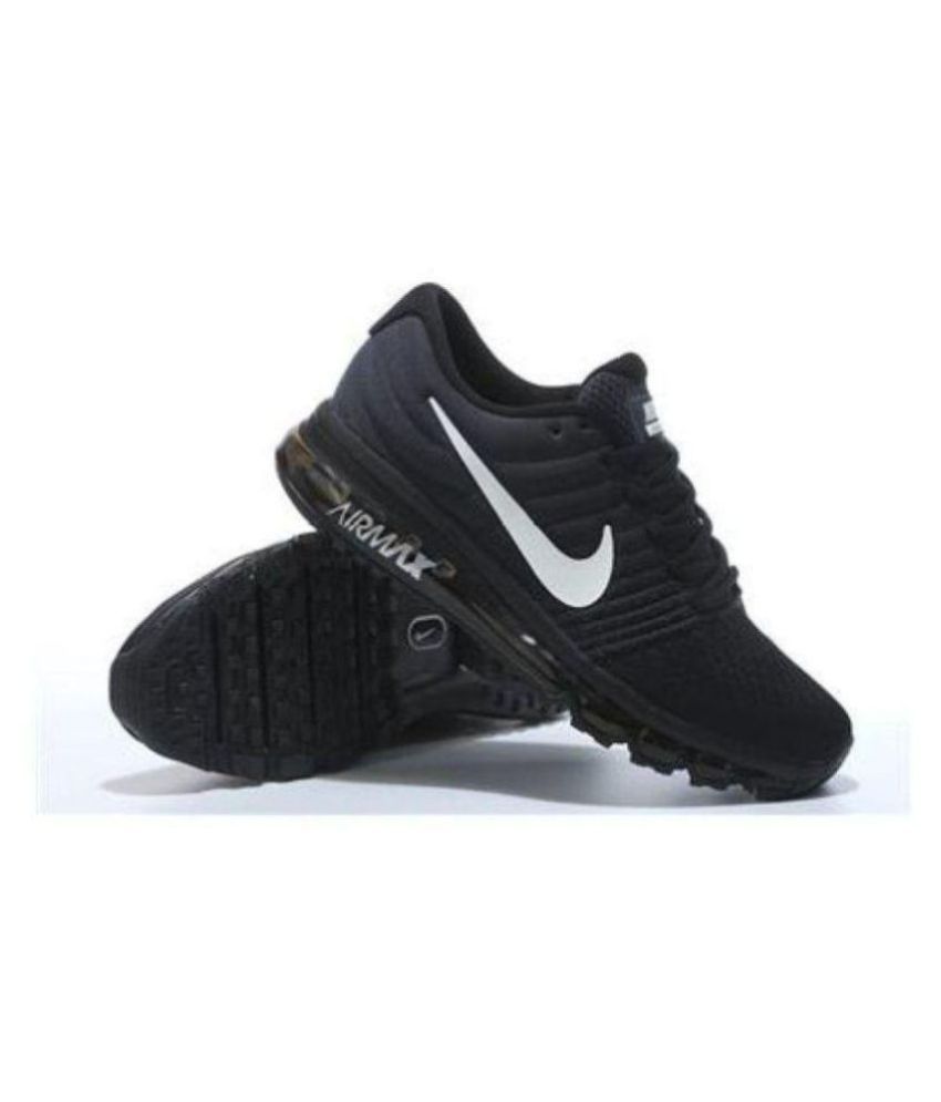 nike air max 2018 black running shoes