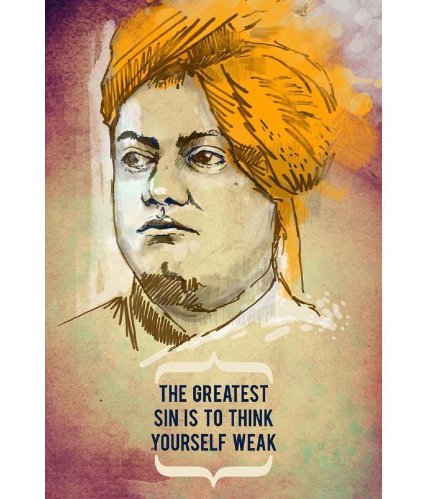 MAHALAXMI ART & CRAFT Swami Vivekananda Paper Wall Poster Without Frame ...